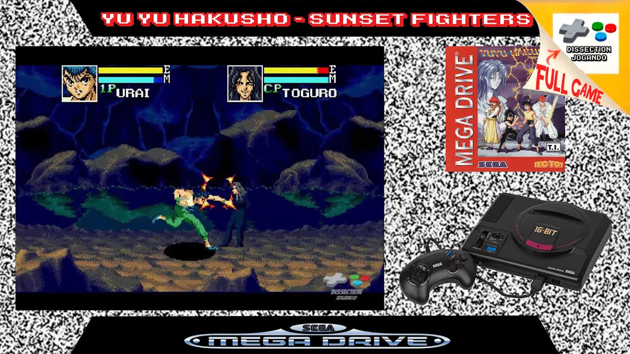 Yu Yu Hakusho: Sunset Fighters - Mega Drive / Genesis [Urameshi] [Longplay]