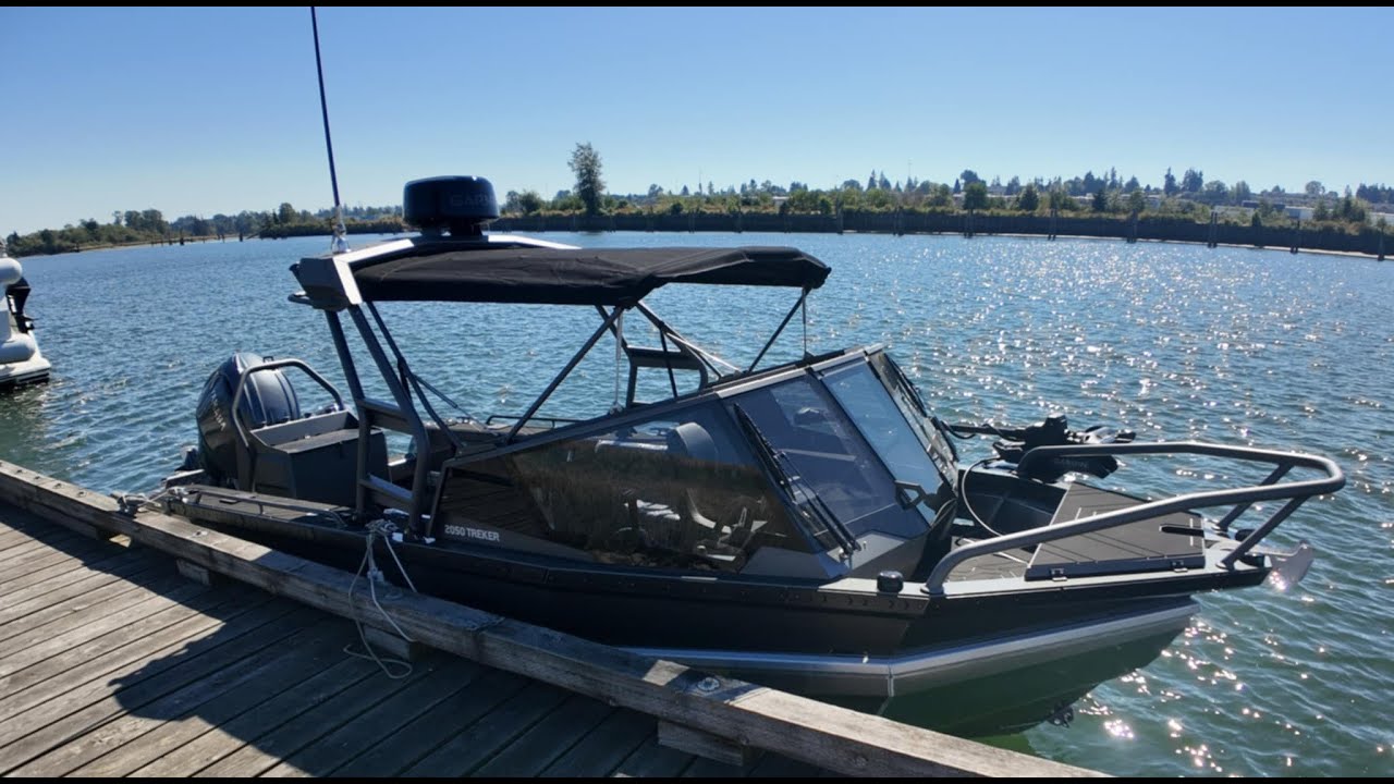 2025 Stabicraft 2050 Treker with Yamaha 200hp DEC engine and 9.9hp kicker.