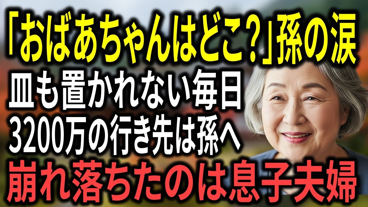 冬の食卓で母を追い出した嫁。15年後、遺産ゼロを告げられ崩れ落ちた息子夫婦の末路。