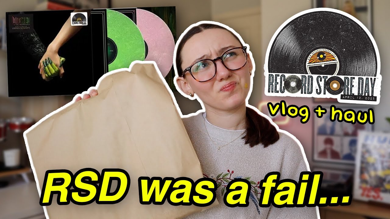 RECORD STORE DAY 2025! (vlog + haul)