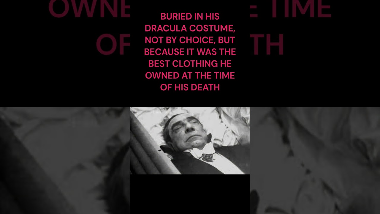 Dracula: The Fascinating Story of Bela Lugosi! #dracula #cemetery #shorts