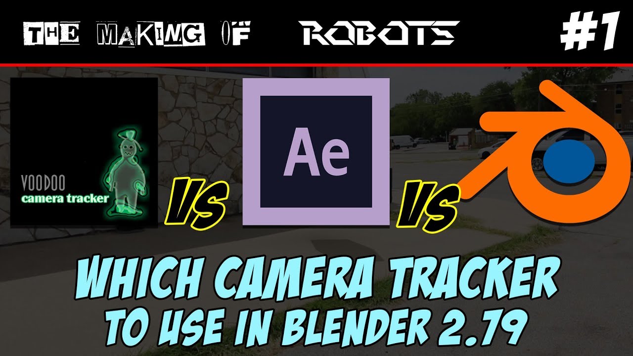 How to Camera Track in Blender 2.79 (Using Voodoo Tracker and AE)