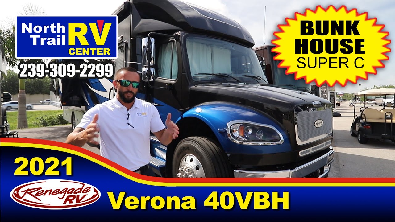 2021 Renegade RV Verona 40VBH Bunkhouse Super C Motorhome