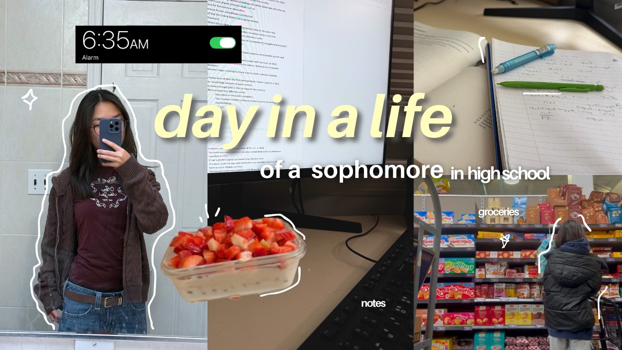 HIGHSCHOOL DAY IN MY LIFE *sophomore yr*