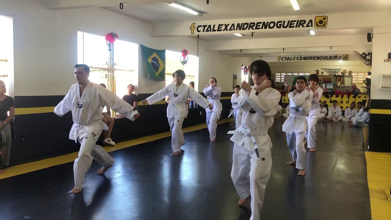 Exame de Faixa - 07/12/2019 - faixa branca Taekwondo - CTalexandrenogueira