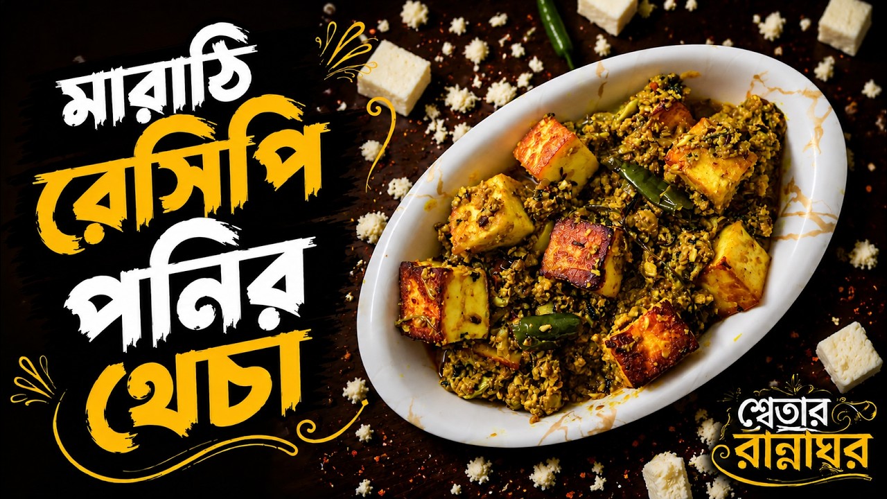 পনির থেচা রেসিপি । Paneer Thecha Recipe Bangla | Paneer Tikka | Marathi Recipe | Swetar Rannaghar
