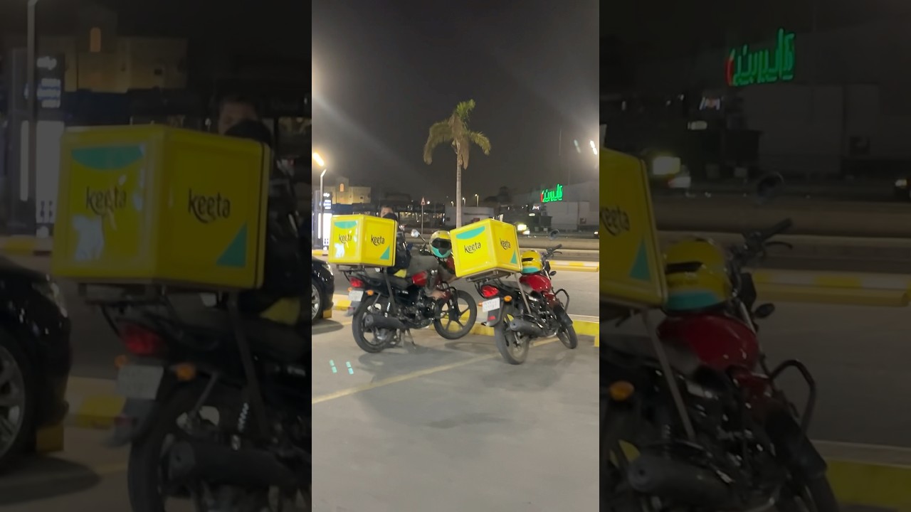 Keeta food delivery company. Saudi food delivery. #keeta #hungerstation #fooddelivery