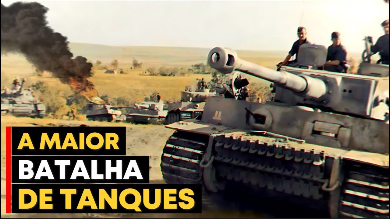 CENAS REAIS! A MAIOR BATALHA DE TANQUES DA HIST&Oacute;RIA OCORRIDA NA SEGUNDA GUERRA MUNDIAL