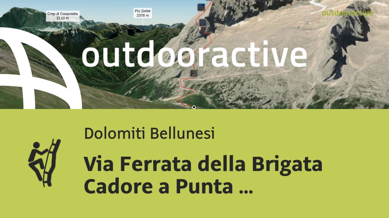 Via Ferrata della Brigata Cadore a Punta Serauta detta 
