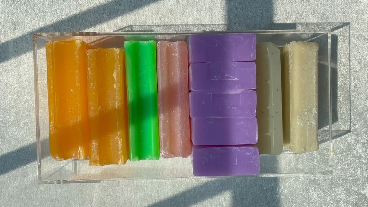 ASMR Soap Cutting Dry Soap Cutting ASMR Satisfying Sound ASMR No Talking Crispy Lovely Vintage Soap