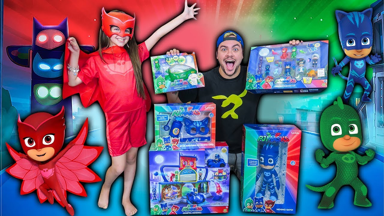 CONHECI O MELHOR DESENHO DO MUNDO !!! ( PJ MASKS )