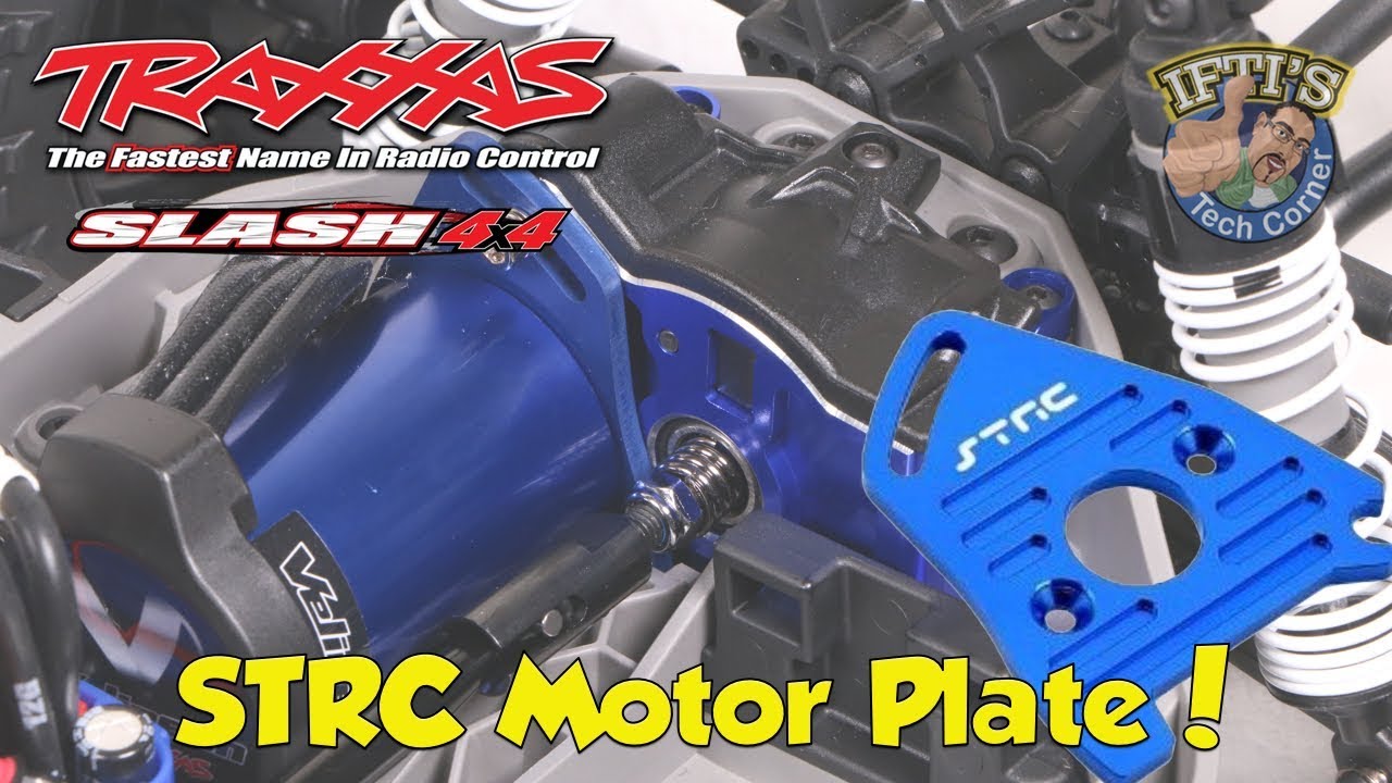 #06 Traxxas Slash 4X4 - STRC Aluminum Motor Plate Install