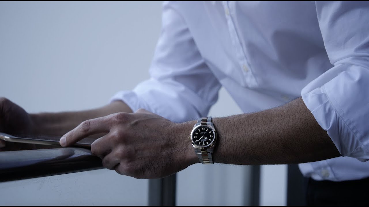 [4K] Обзор и фотографии совершенно новых часов Rolex Explorer 36 мм (двухцветных) 2021 года | Хаф...