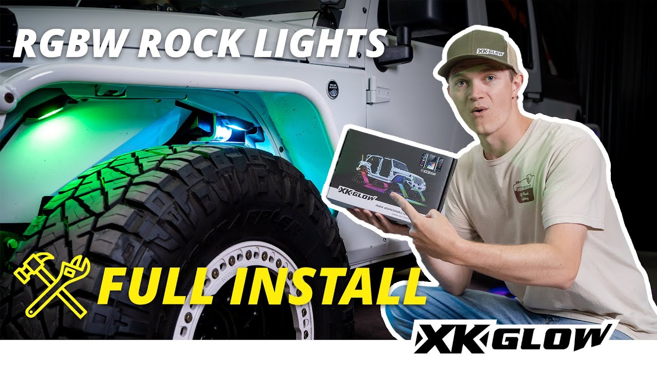 Installing XKmax Rock Lights on Jeep JK – Universal Fit #offroad  #ledlighting
