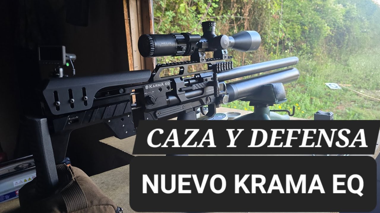KARMA EQ 6,35 CAZA Y DEFENSA REVIEW Y AGRUPACION 50 METROS 