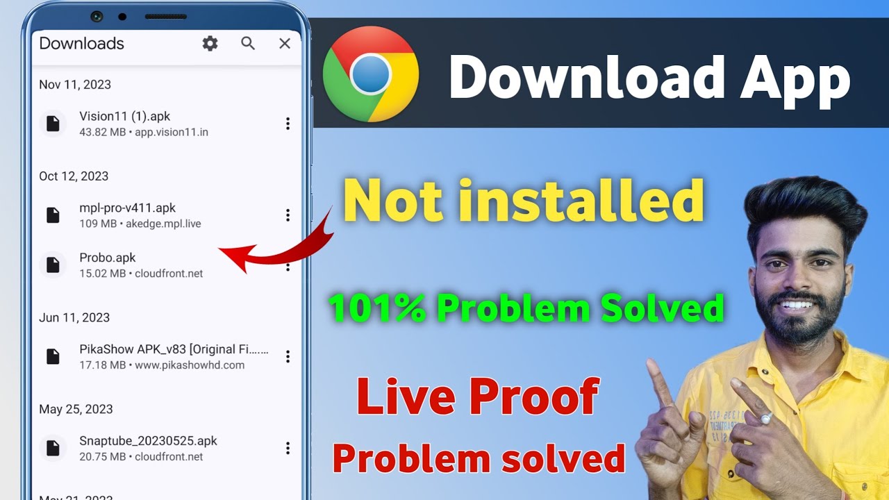 Chrome se app install nahi ho raha hai | Chrome app not installed problem