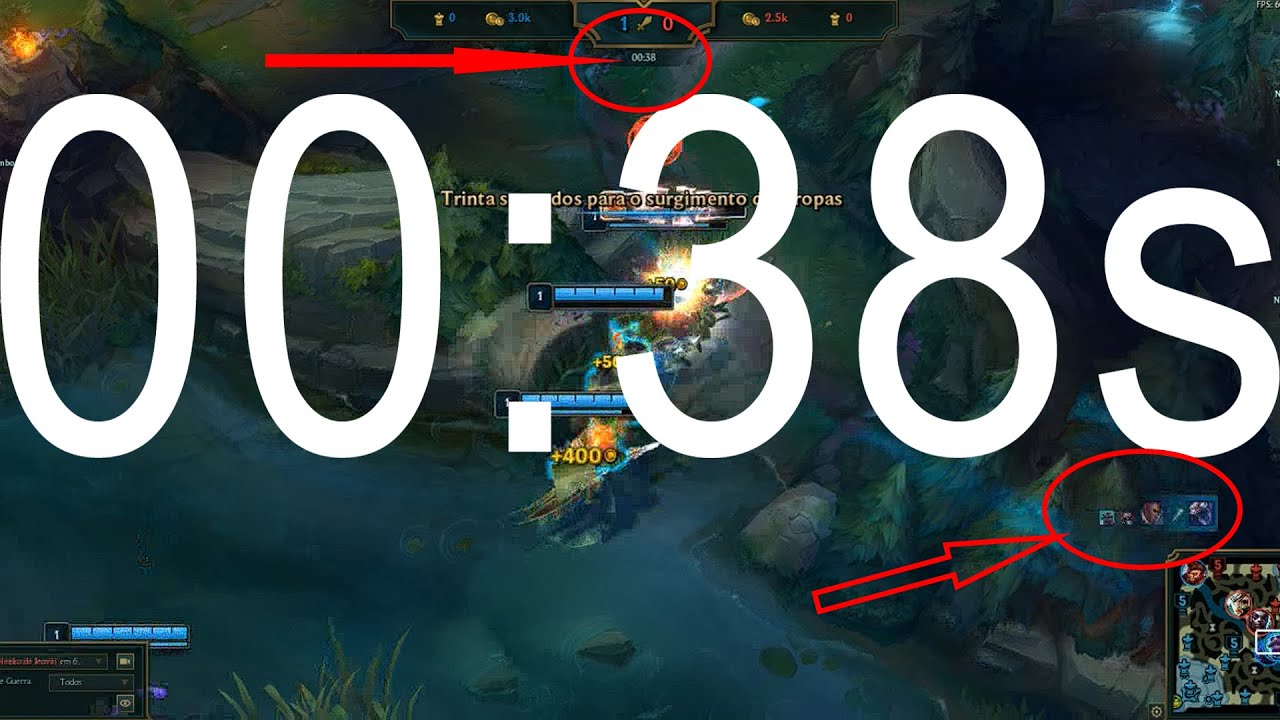 First Blood Speedrun Ranked lol 2021 WORLD RECORD (00:38s)
