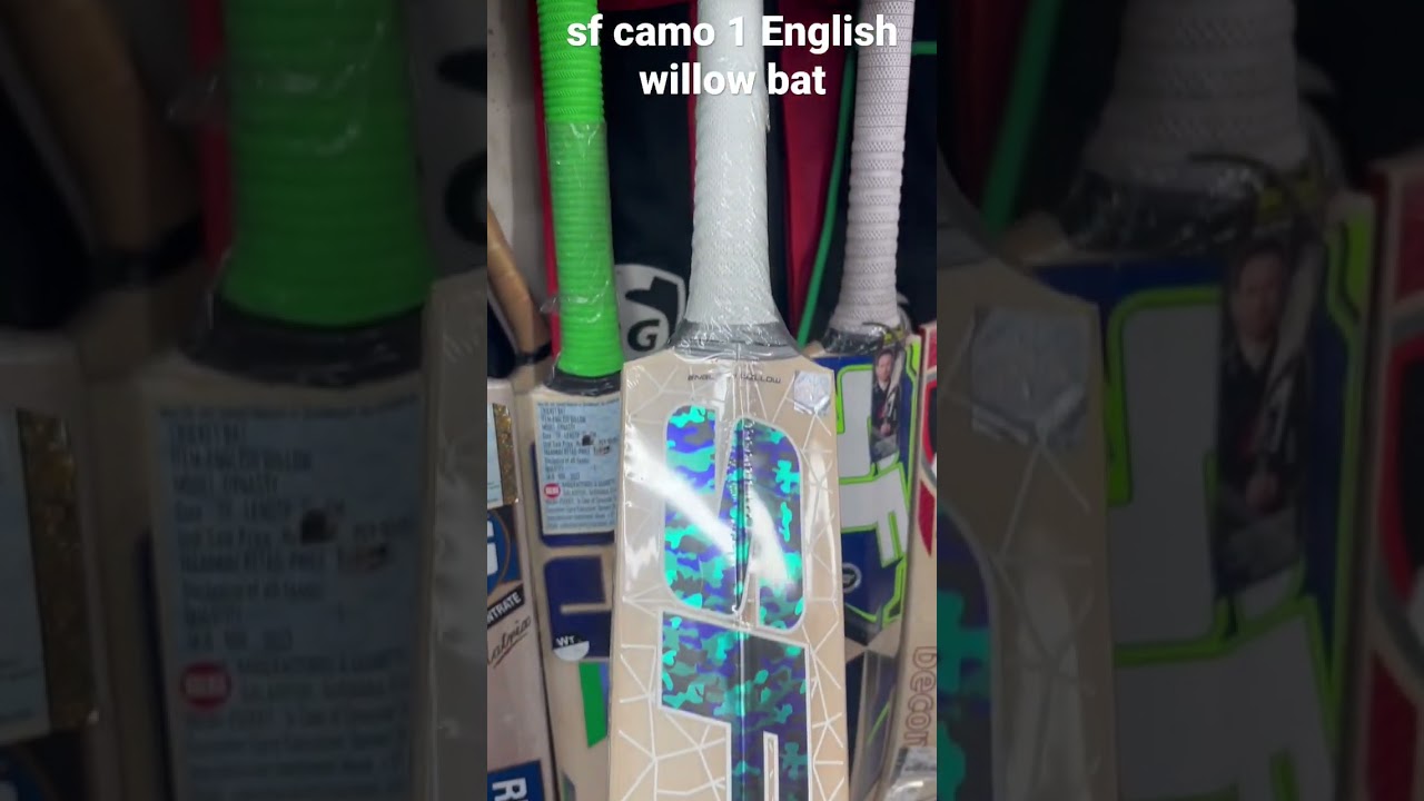 sf camo 1 English willow bat #cricket #bat  #sf