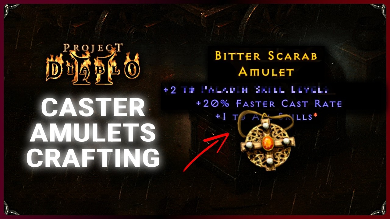 Crafting Amulets Prints Currency for Me - Project Diablo 2 S11