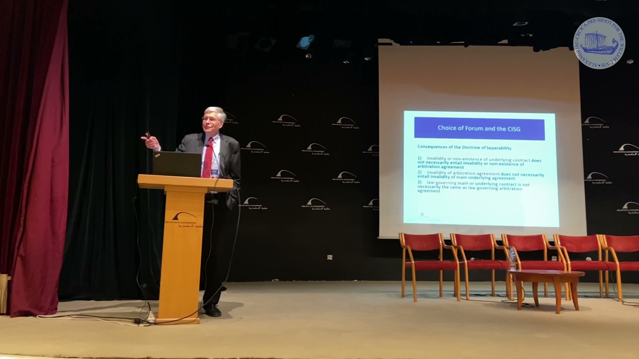 The CISG, Applicable Law and Choice of Forum by Prof. Ronald Brand | AlexU-CRCICA Conference 2020