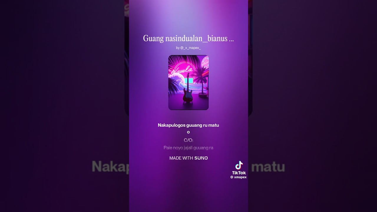 GUANG NASINDUALAN BIANUS EWOT (AI COVER)