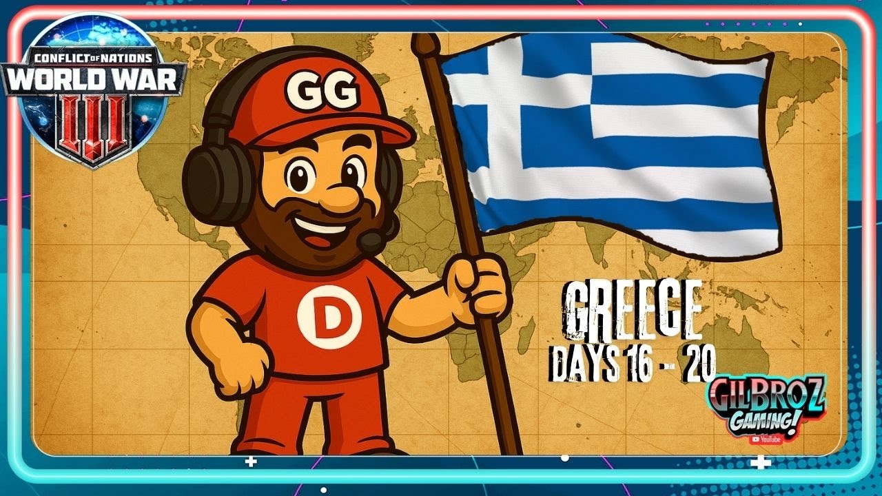 Conflict of Nations – GREECE in WW3! Days 16 - 20 (Full Playthrough)