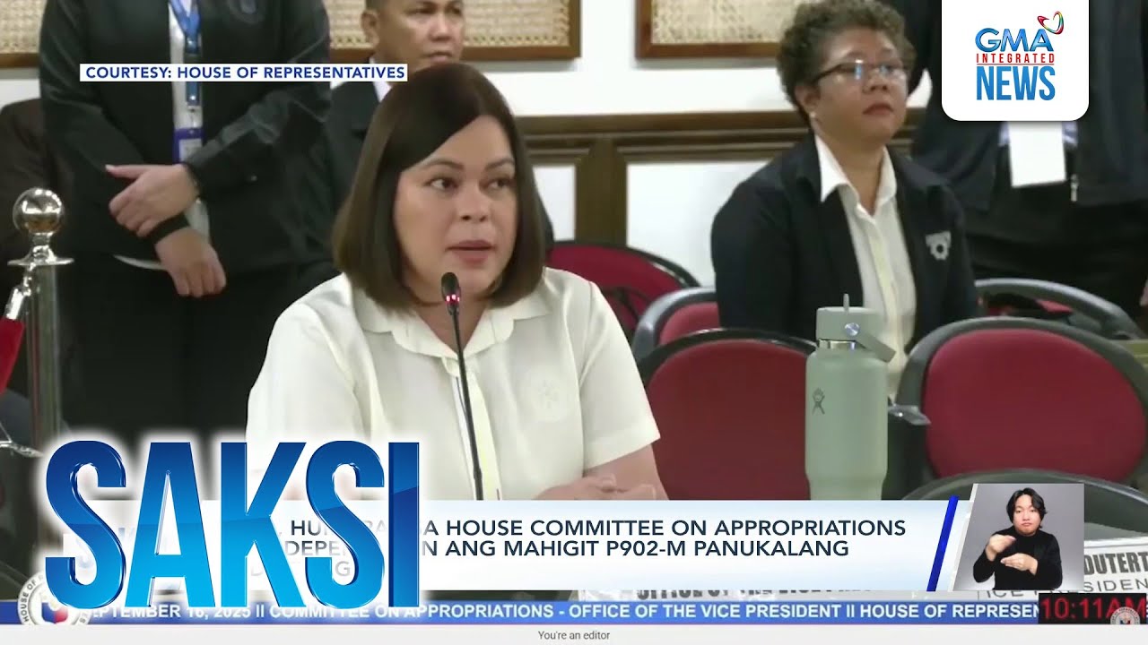 VPSD, humarap sa House Committee on Appropriations para depensahan ang mahigit P902-M... | Saksi