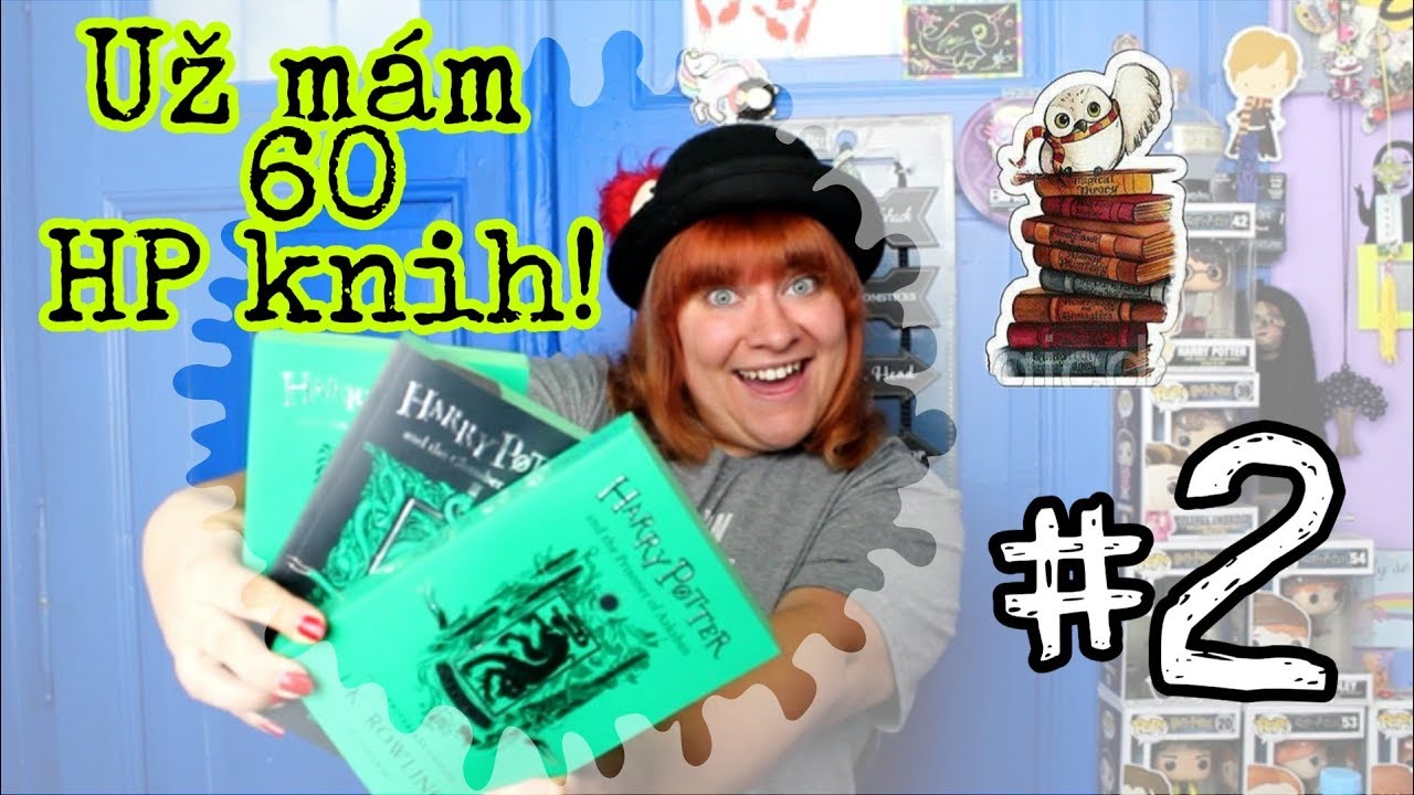 MOJE HARRY POTTER TOUR 📚 KNIHOVNOU #2 - 20 knih / IceQueen Easy