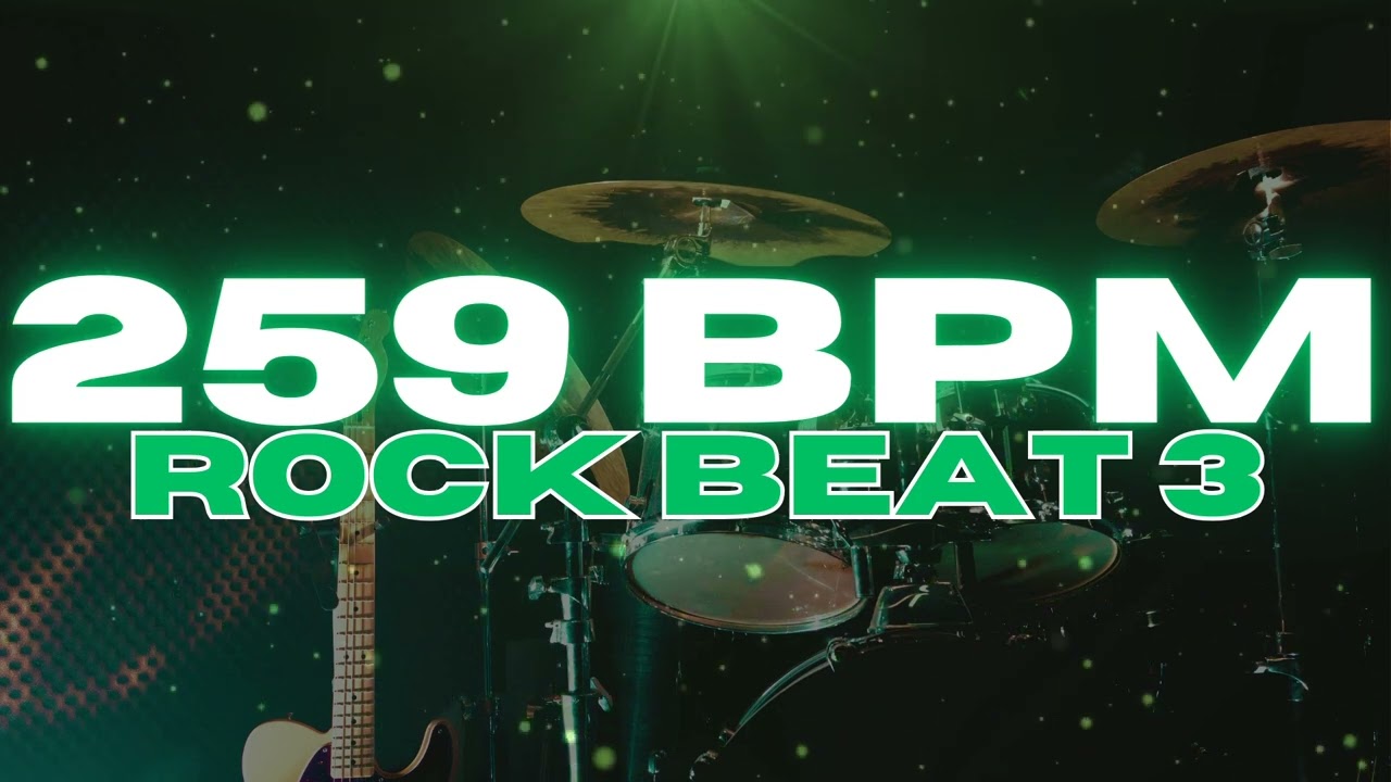259 BPM - Rock Drum Beat - Loop 3