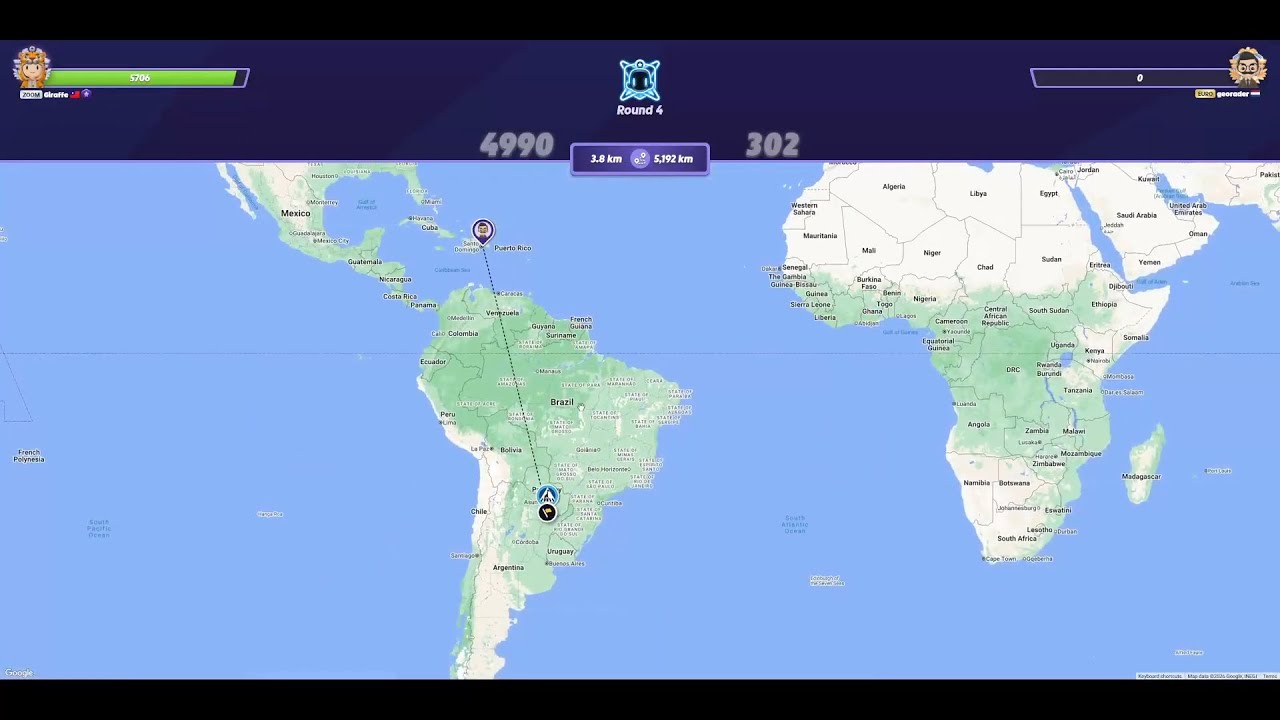 【GeoGuessr】1/13 冠軍排位賽 (Rating: 1162) 玩一下Moving