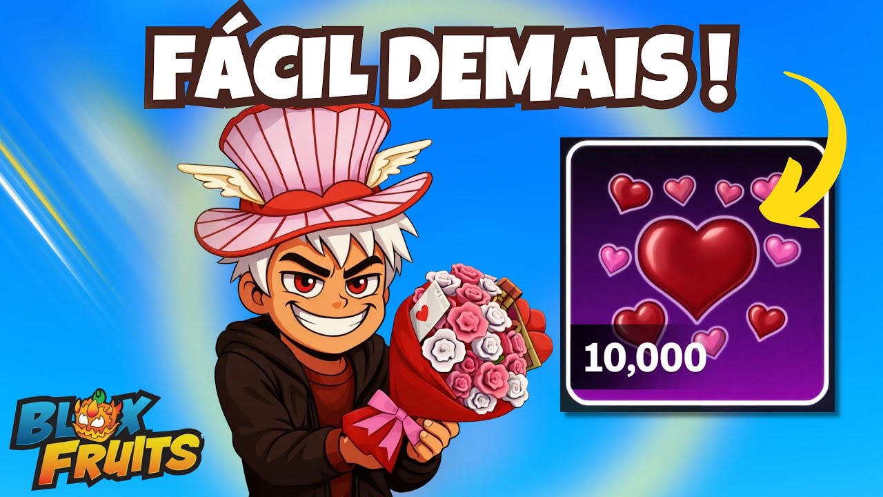 A MELHOR FORMA DE FARMAR CORAÇÕES FÁCIL NO BLOX FRUITS!
