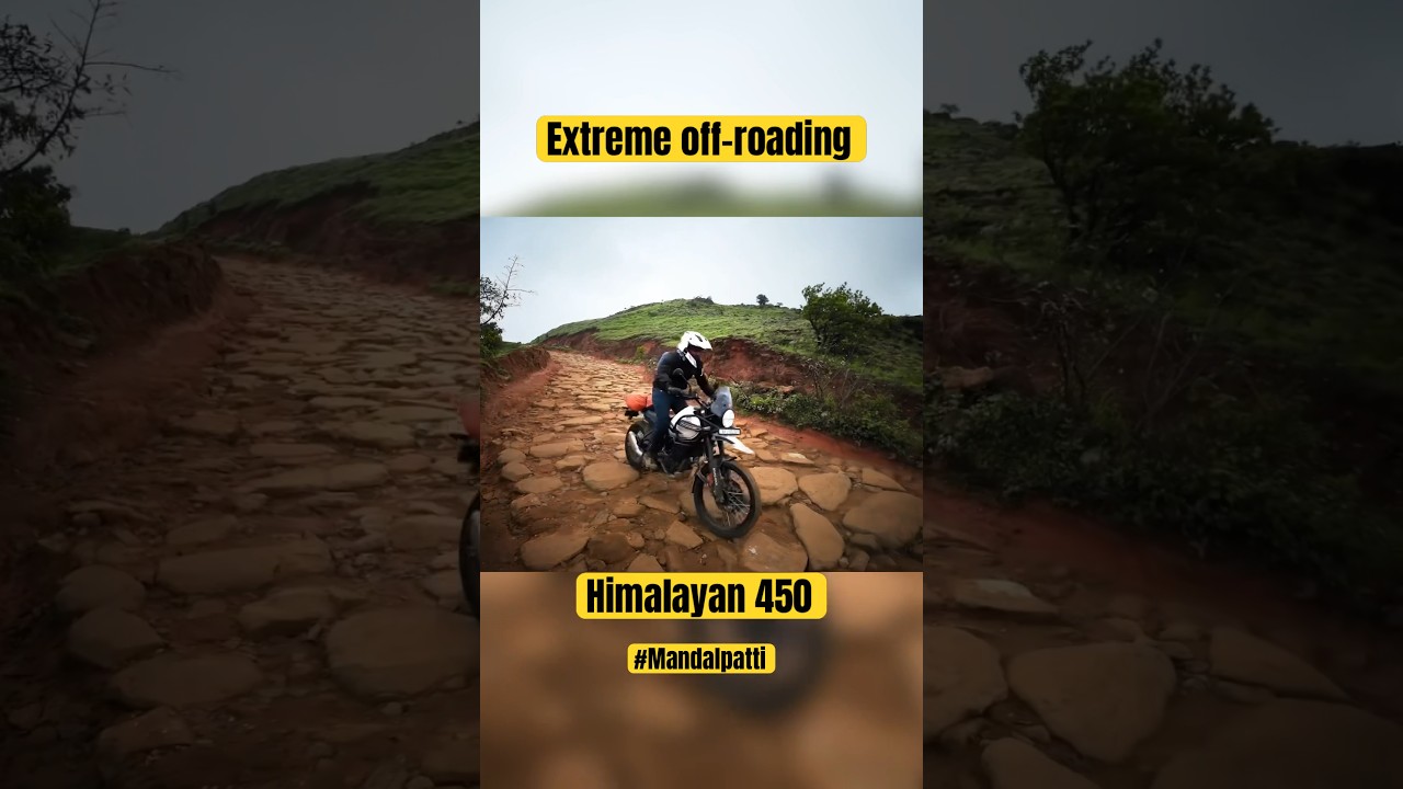 Extreme off-roading on Himalayan 450 #himalayan450 #rehimalayan #shorts #viralshorts #bikelover