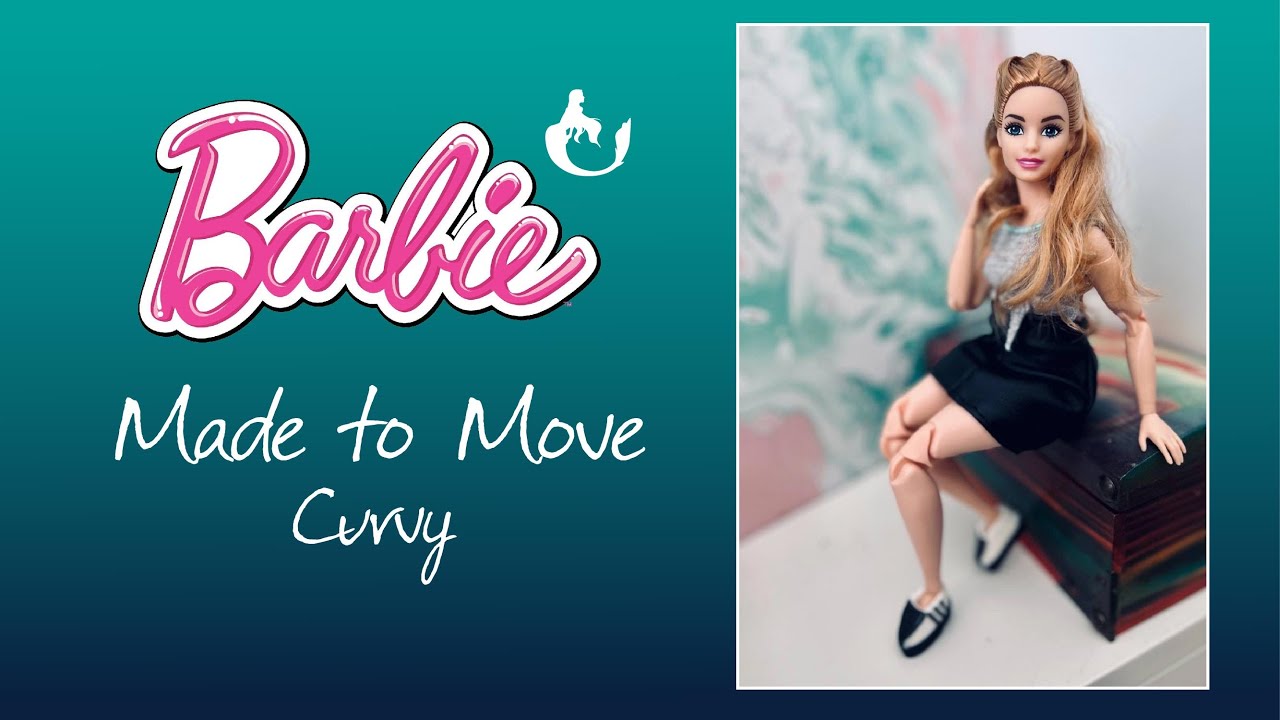 Barbie Made to move curvy  Барби безграничные движения распаковка пышка