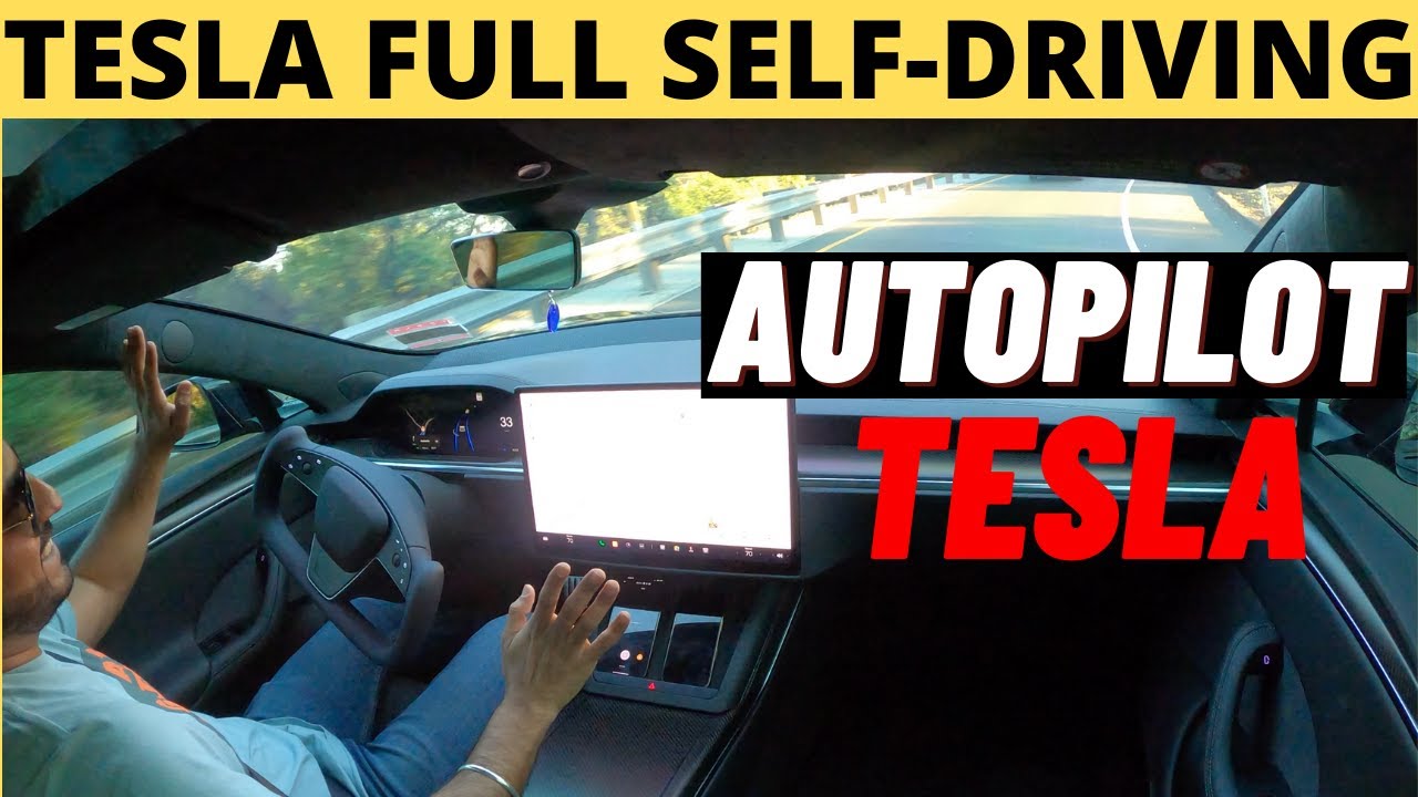 Tesla Full Self-Driving! Tesla Autopilot In Hindi! Tesla Car Autopilot