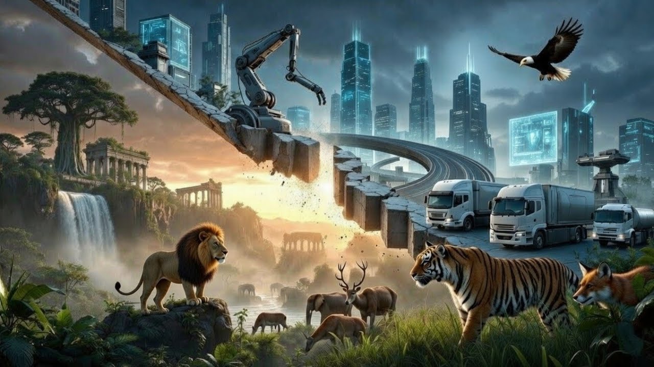 If Humans Disappeared Today&hellip; Here&rsquo;s What Happens Next (Scientific Simulation) #usatech #usatoday 
