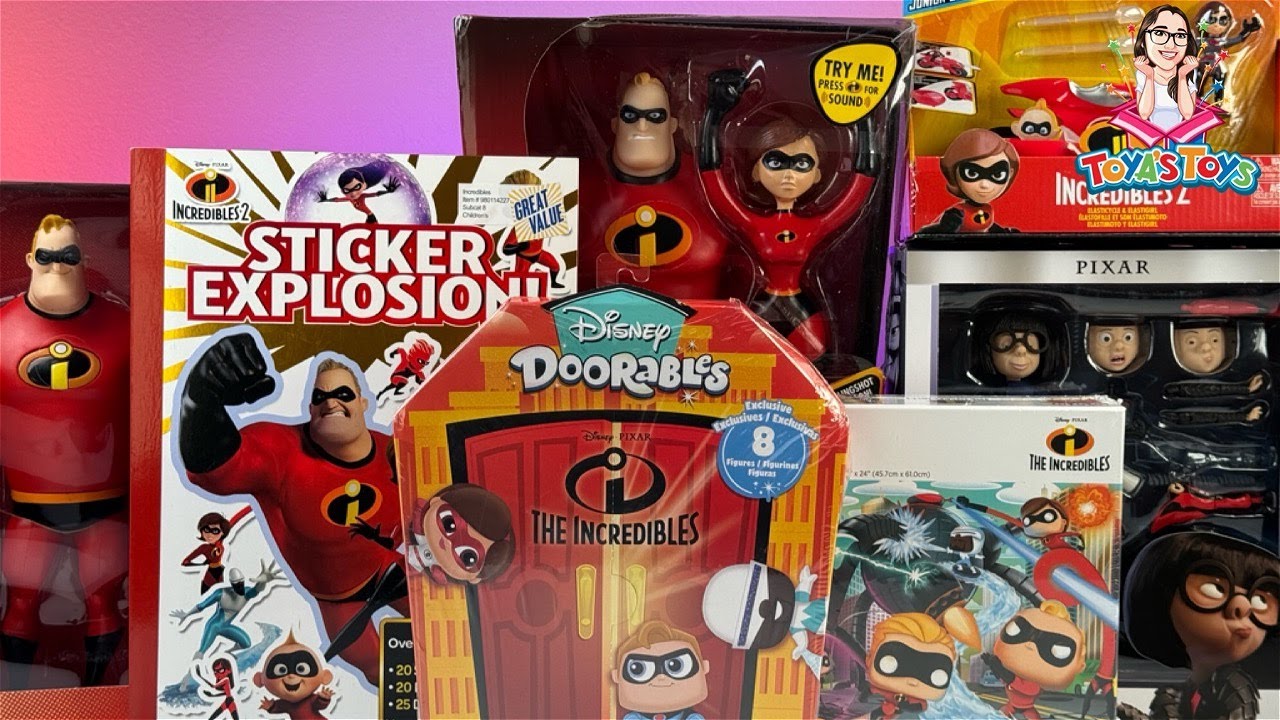 Disney Pixar The Incredibles Toy Collection Unboxing Review | Mr. Incredible Talking Action Figure