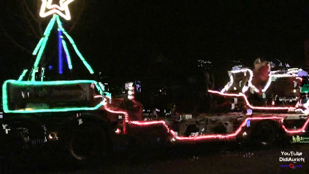 Kamera 3 Ostfriesland LKW Korso Riepe zu Weihnachten durch Westerende Bangstede Ochtelbur
