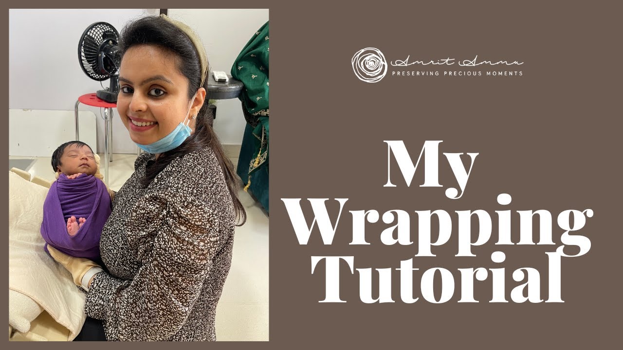 How to wrap Newborn Baby For Photoshoot | Newborn Baby Wrapping Tutorial | Amrit Ammu Photography