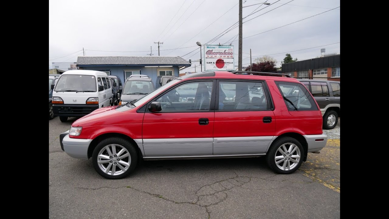 SOLD 1996 Mitsubishi Chariot Evolution Resort Runner GT 4WD Turbo 4G63T EVO 48,500km!!! (По русски).