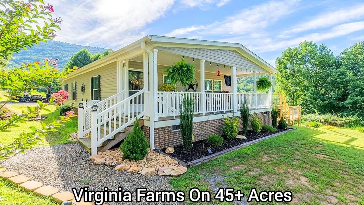 Virginia Farms On 45+ Acres | $399k | VA Real Estate | Mountain Farms | Mini Farms | Investment