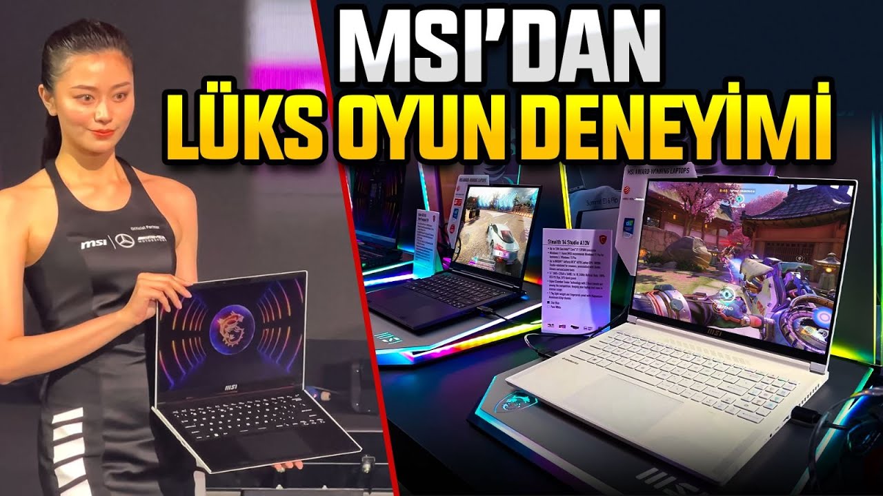 MSI'ın en yeni bilgisayarları burada! MSI Computex 2023 vLog