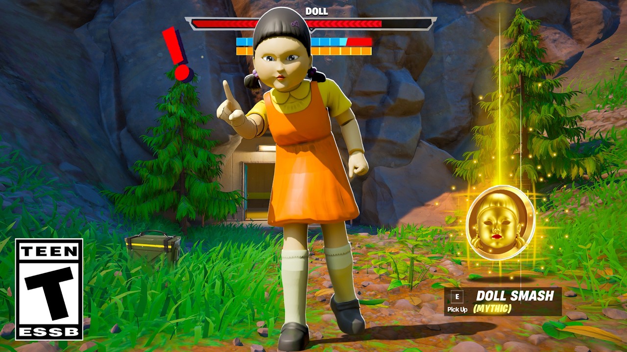 NEW SQUID GAME DOLL BOSS in Fortnite Update