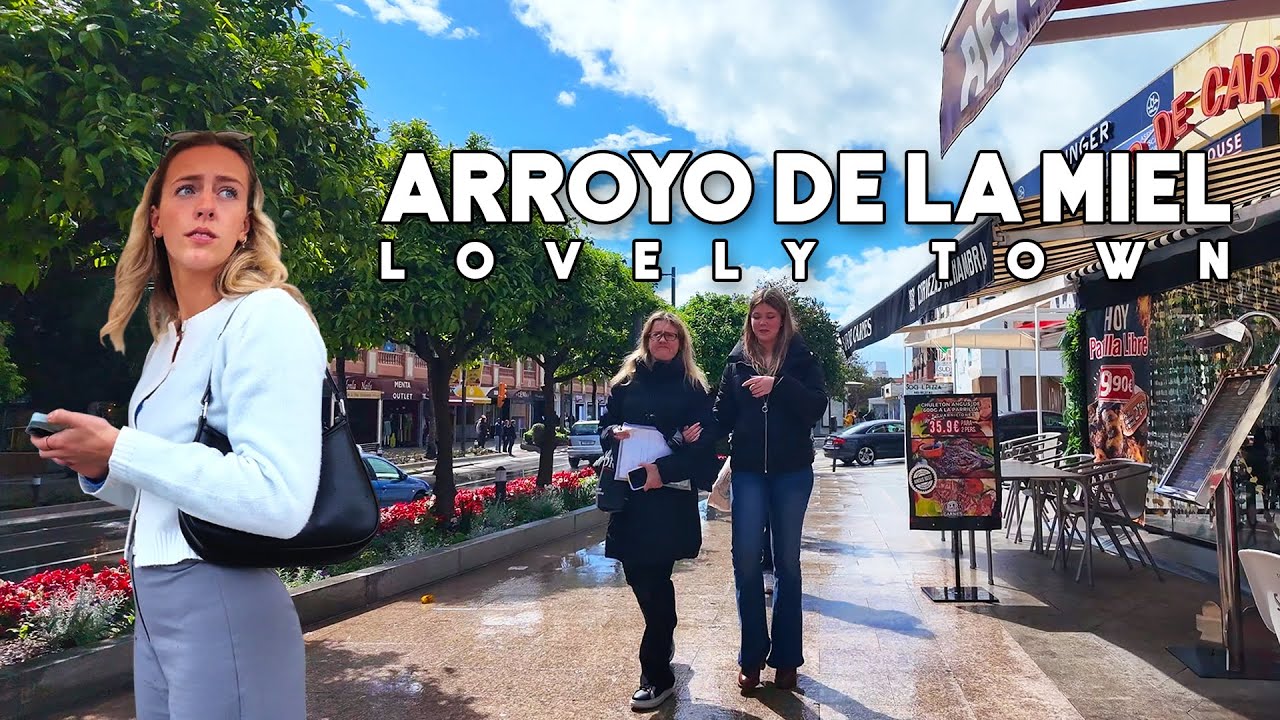 Benalmadena Arroyo de la Miel Spain Lovely Town March 2025 Update Costa del Sol Walk | Málaga [4K]