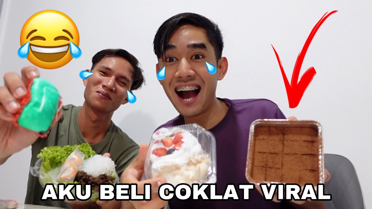 AKU BELI COKLAT VIRAL 😂 MAKAN TENGAH MALAM 😈