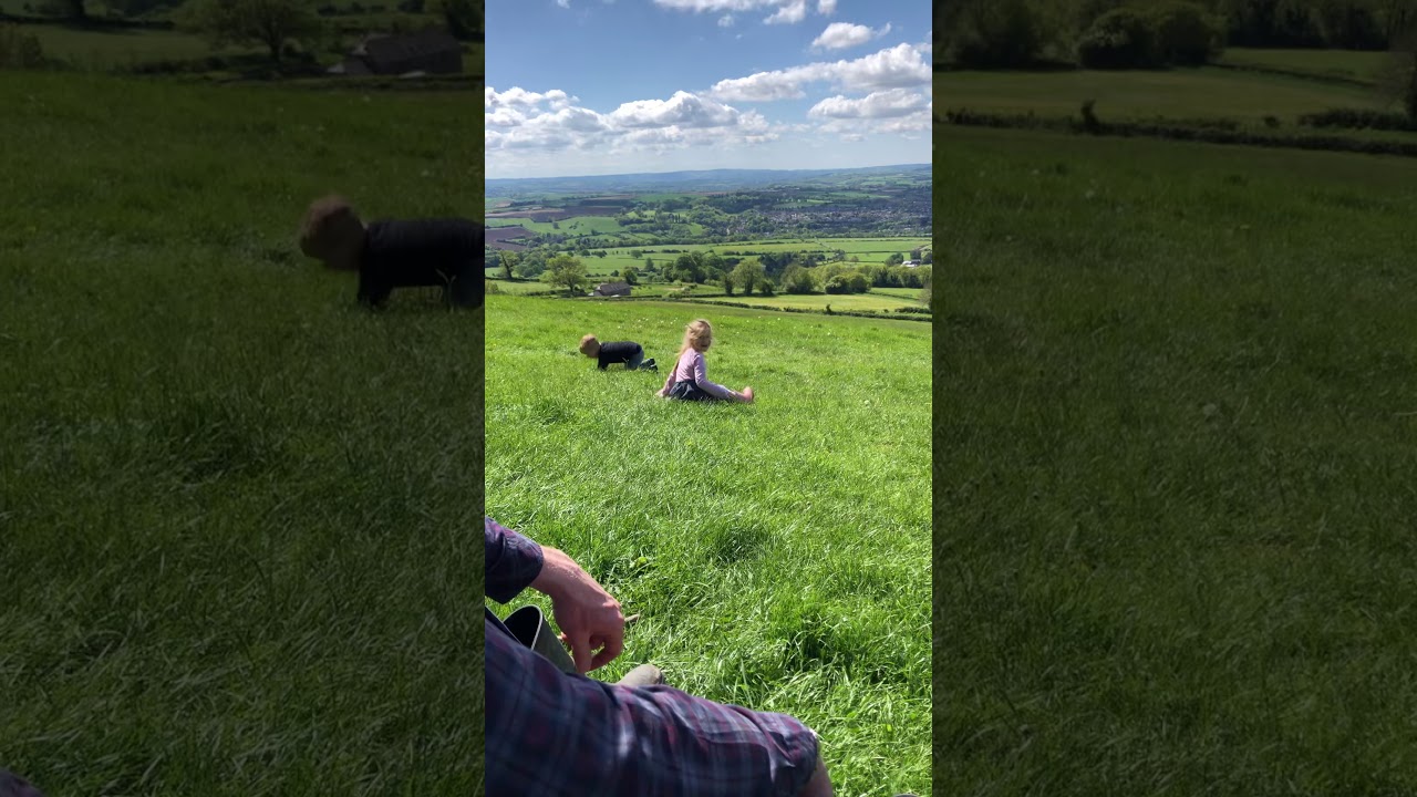 Rolling down Kelston round hill