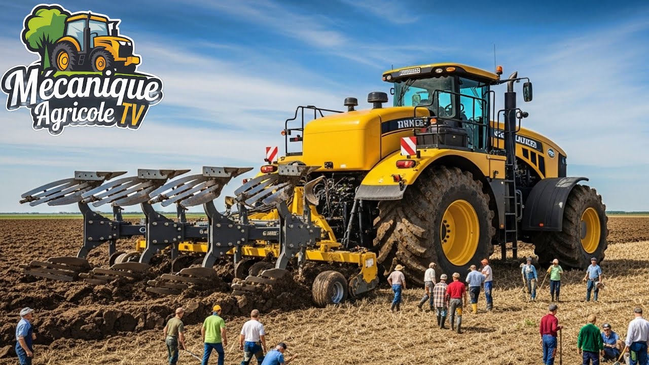 Comment les agriculteurs labourent 120 ha en 1 jour | TECHNOLOGIE AGRICOLE DE PRÉCISION PARFAITE