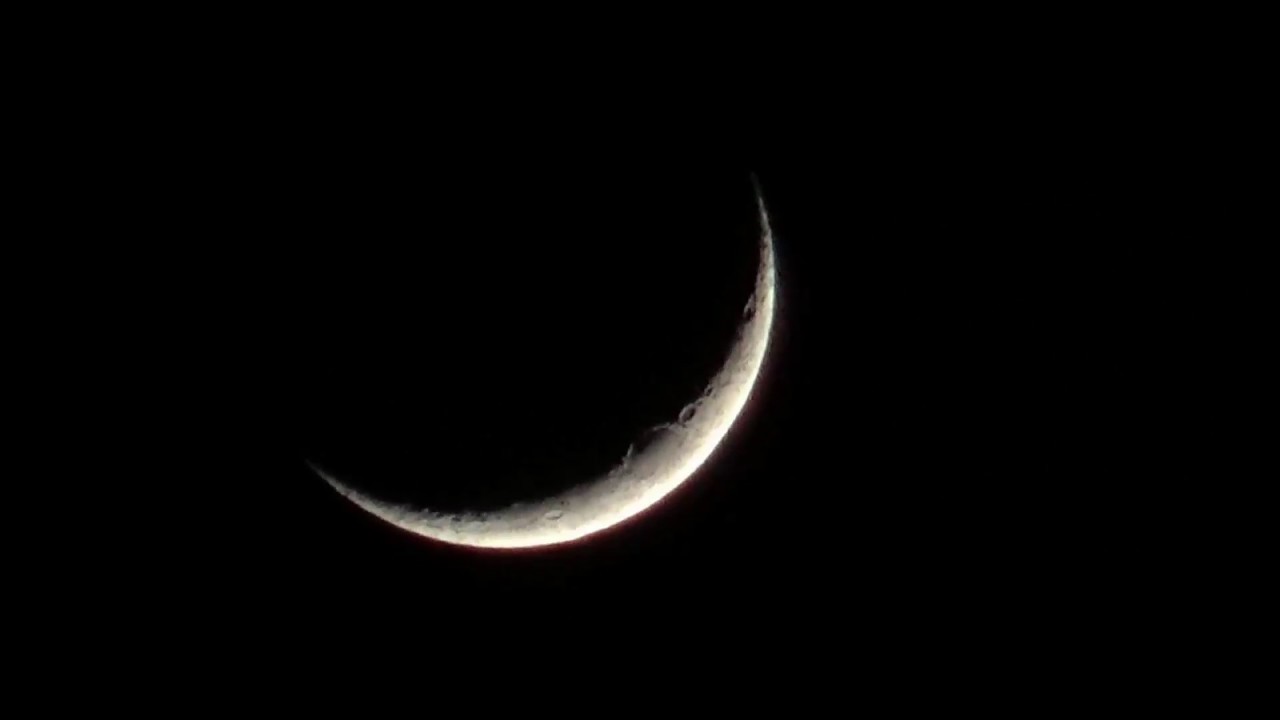 Moon - March 30 - 2017 - Waxing crescent Visible: 8%