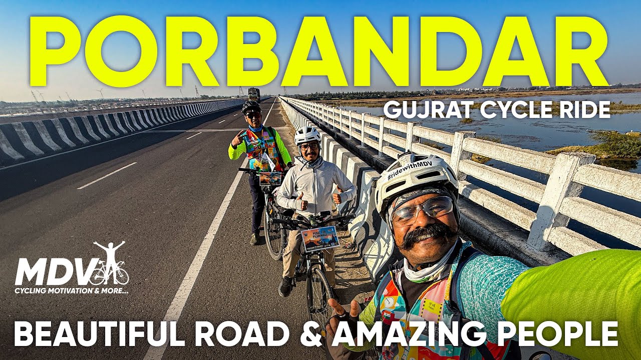 Somnath to Porbandar Gujrat Cycle Expedition Beautiful Road & Amazing People @maheshdabholkarvlog