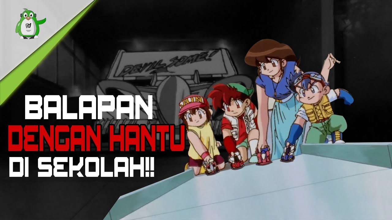 Balapan mini 4wd dengan hantu di sekolah!! by PD Toys