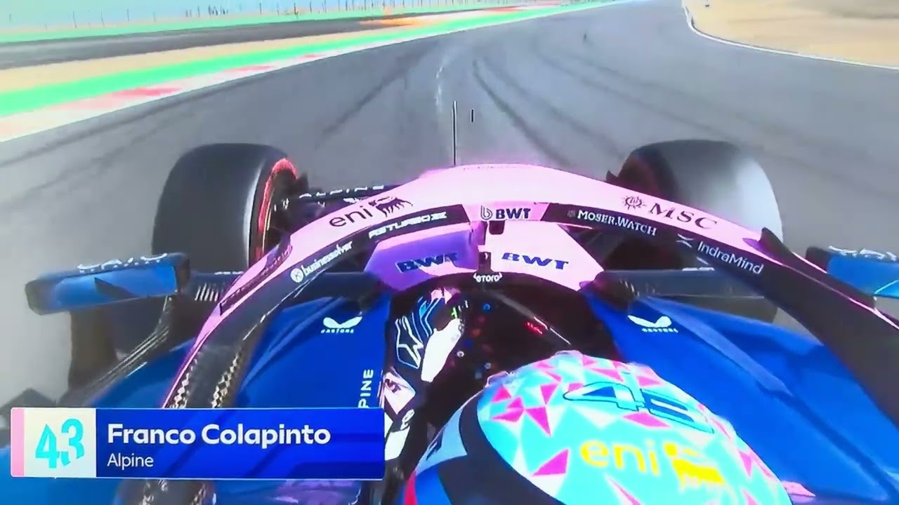 [F1] Onboard Franco Colapinto Alpine (Q1) CHINA GP🇨🇳 2026